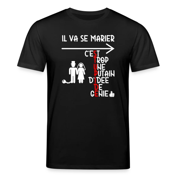 Maquette de T-shirt bio CREATOR Stanley/Stella Unisexe « Le Numéro Huit » à personnaliser