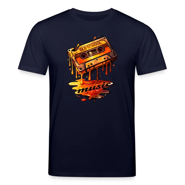 Maquette de T-shirt bio CREATOR Stanley/Stella Unisexe « Rétro Cassette Audio : L'Esprit 80s » à personnaliser
