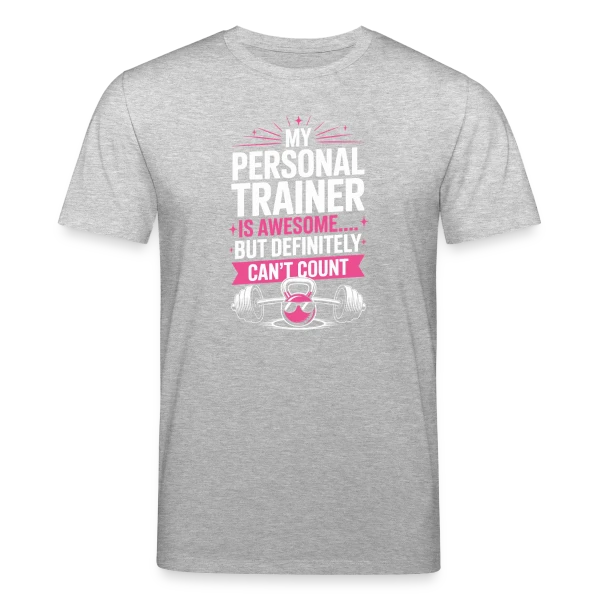 Maquette de T-shirt bio CREATOR Stanley/Stella Unisexe « Mon Coach Personnel au Fitness Studio » à personnaliser