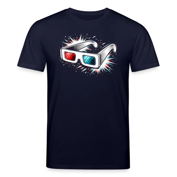 Maquette de Lunettes 3D Rétro à personnaliser