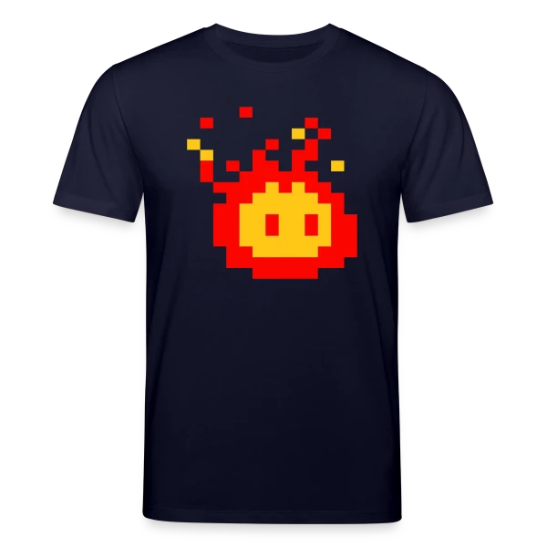 Maquette de T-shirt bio CREATOR Stanley/Stella Unisexe « Boule de Feu Ardente - Puissance et Énergie » à personnaliser