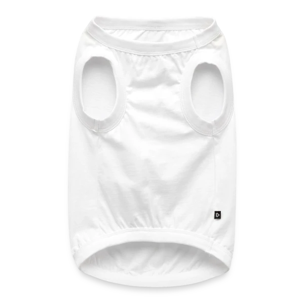 Maquette de T-shirt bio premium pour chien à personnaliser