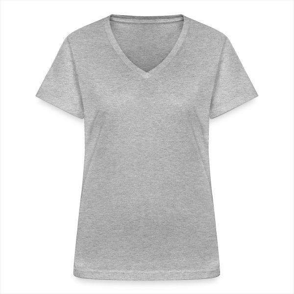 Maquette de T-shirt col V Femme à personnaliser