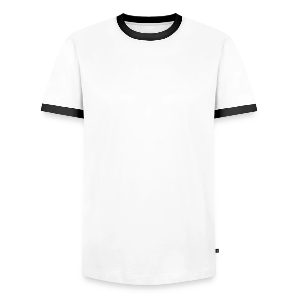 Maquette de T-shirt contrasté Homme à personnaliser