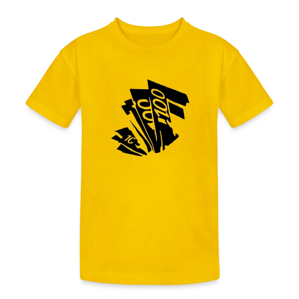 Liasse de Billets Poker sur T-shirt coton épais ado