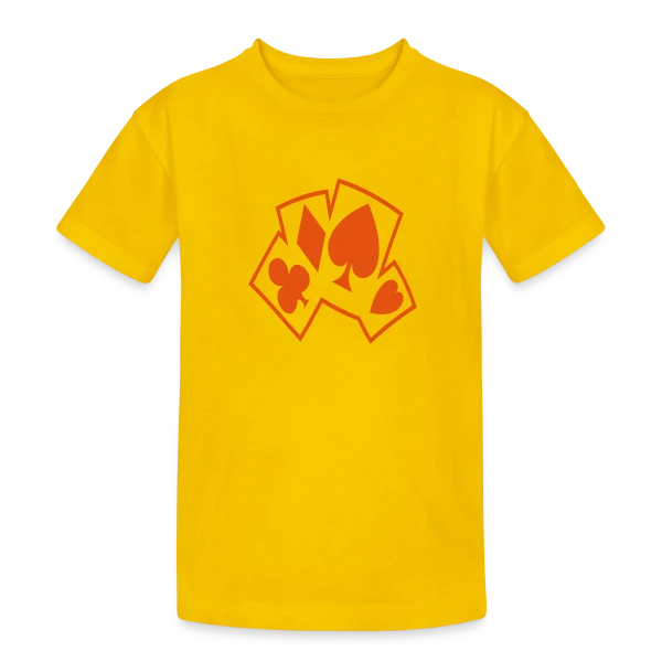 As du Poker : Maître des Cartes sur T-shirt coton épais ado
