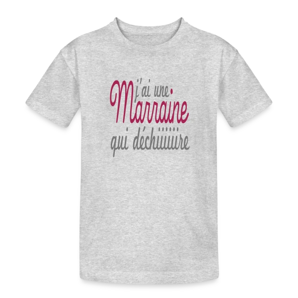 Marraine qui déchire sur T-shirt coton épais ado