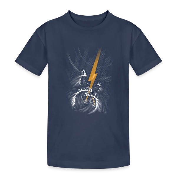 Symphonie Orageuse sur T-shirt coton épais ado