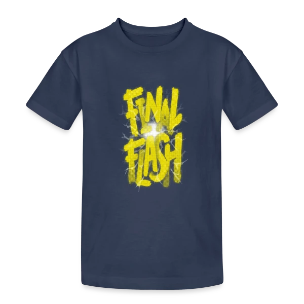 Final Flash : L'Éclat Ultime du Prince Saiyan sur T-shirt coton épais ado