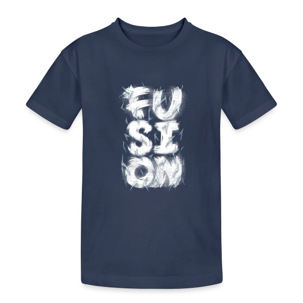 Explosion Fusion sur T-shirt coton épais ado