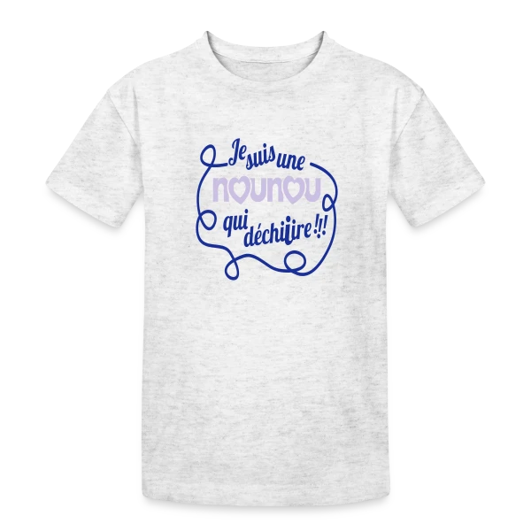 Ma Nounou en Or qui Déchire sur T-shirt coton épais ado