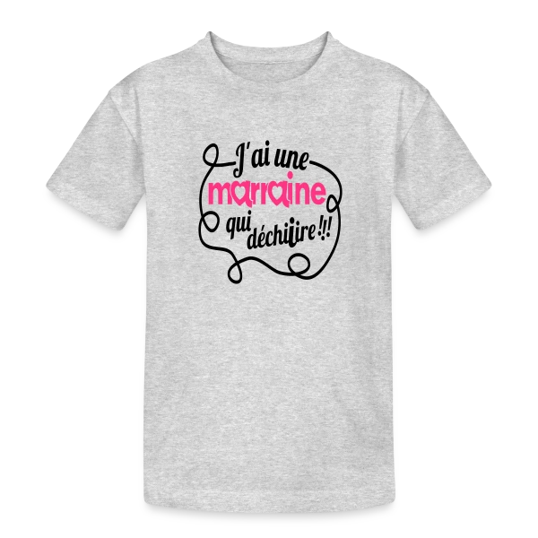 Marraine qui déchire ! sur T-shirt coton épais ado