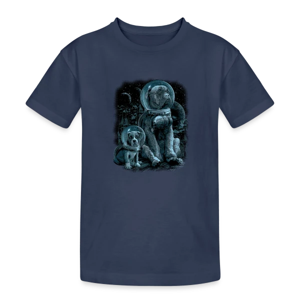 Nostalgie Cosmique : Explorateur des Étoiles sur T-shirt coton épais ado