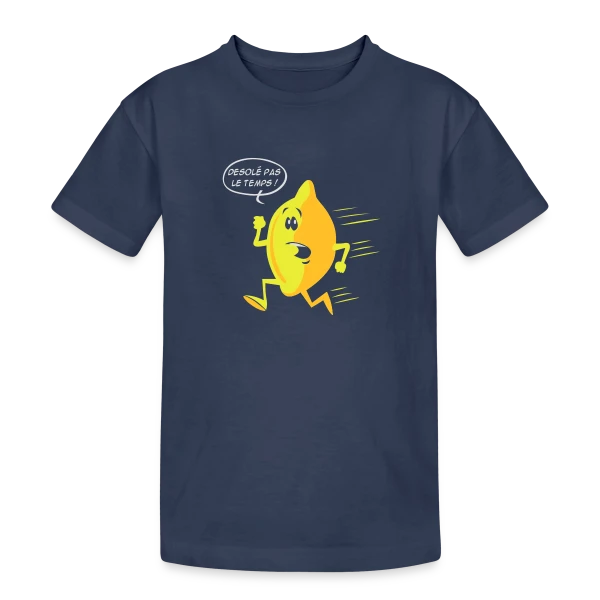 Citron Pressé : Fraîcheur et Vitamine C sur T-shirt coton épais ado