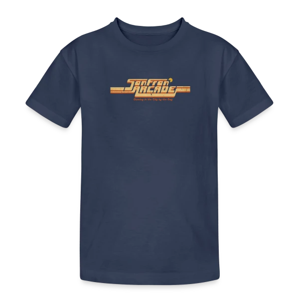 Arcade Rétro de San Francisco sur T-shirt coton épais ado