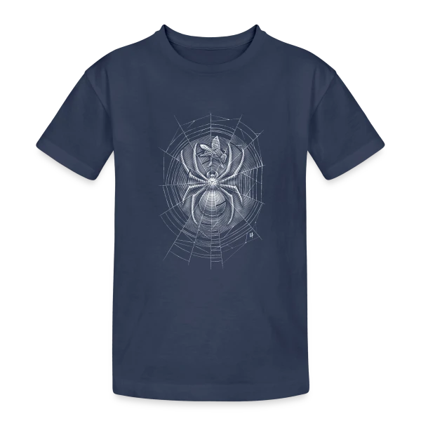 Toile d'Araignée Mystérieuse sur T-shirt coton épais ado