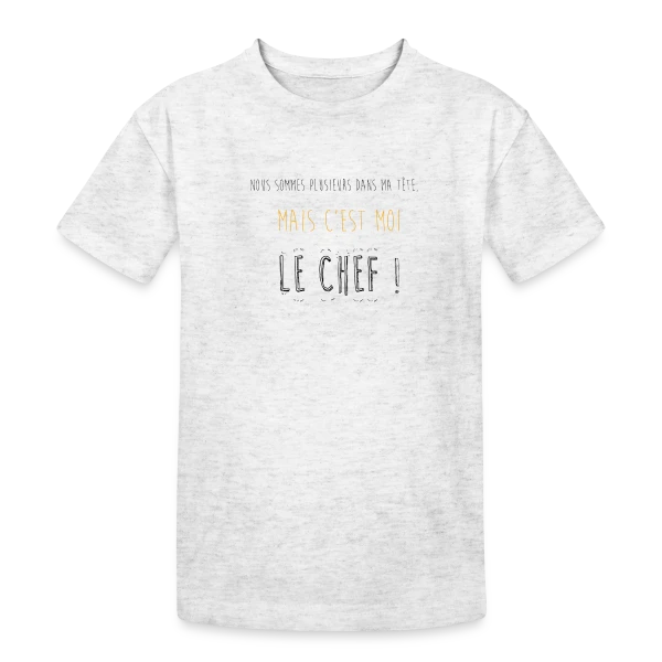 Le Chef dans Ma Tête sur T-shirt coton épais ado