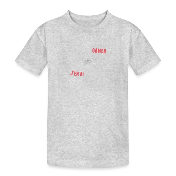 Gamer : Des Vies à Volonté sur T-shirt coton épais ado