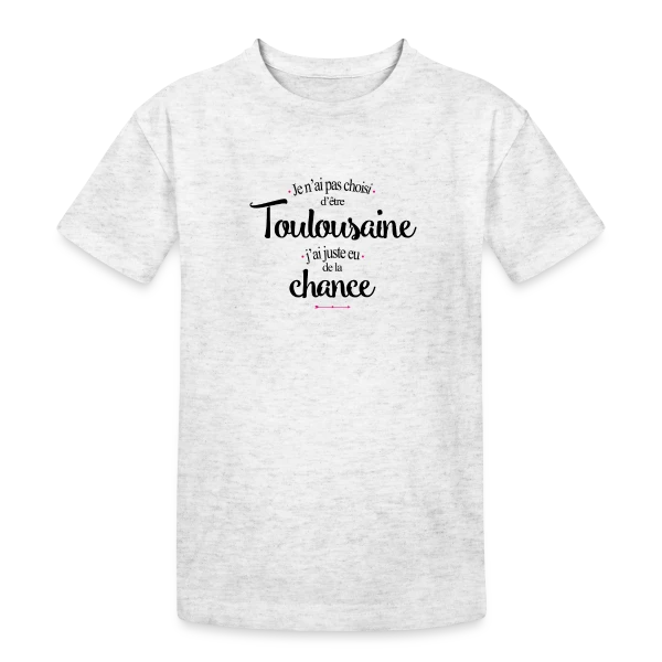 Fièrement Toulousaine : L'Esprit de la Ville Rose sur T-shirt coton épais ado