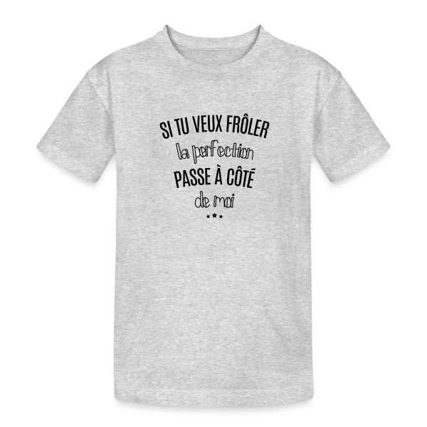 Esprit Perfection sur T-shirt coton épais ado