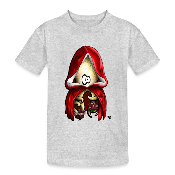 Le Petit Chaperon Poulpe sur T-shirt coton épais ado