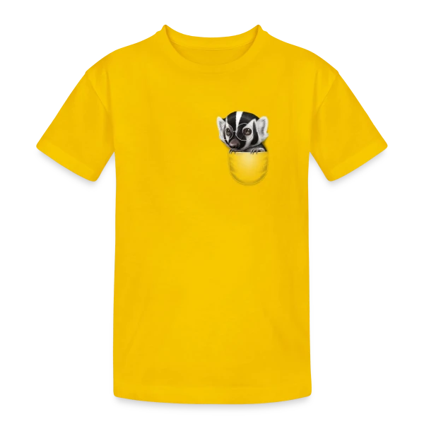 Blaireau de Poche Caché sur T-shirt coton épais ado