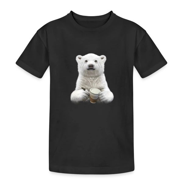 Le Barista passionné sur T-shirt coton épais ado