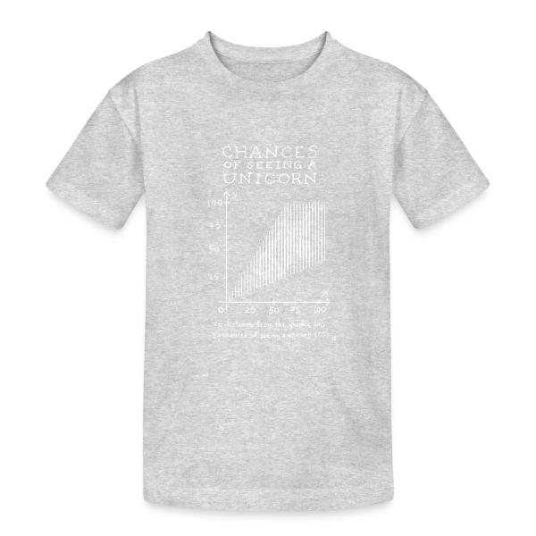 Théorie de la Licorne : L'Infographie des Probabilités sur T-shirt coton épais ado
