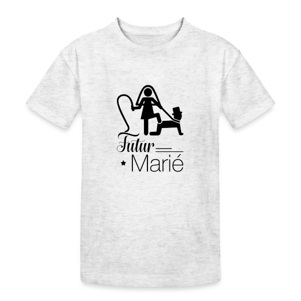 "Futur Marié" : Prêt pour le Grand Jour sur T-shirt coton épais ado
