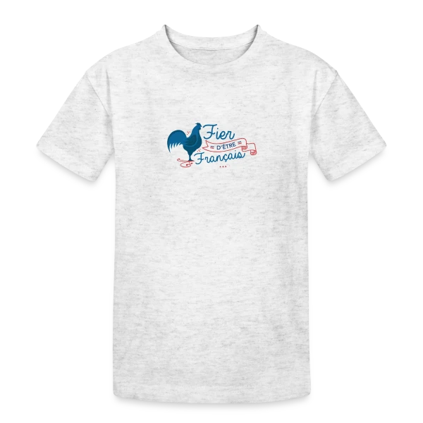 Fierté Française : Élégance et Patrie sur T-shirt coton épais ado