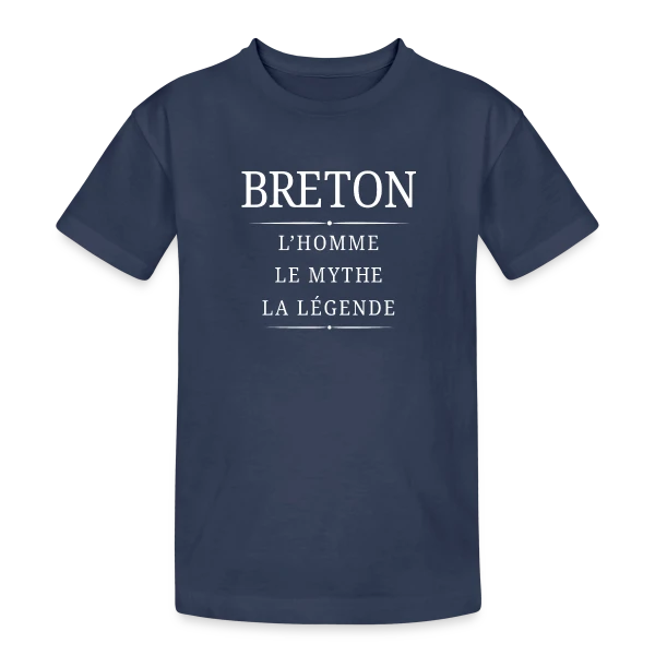 Breton Légende sur T-shirt coton épais ado