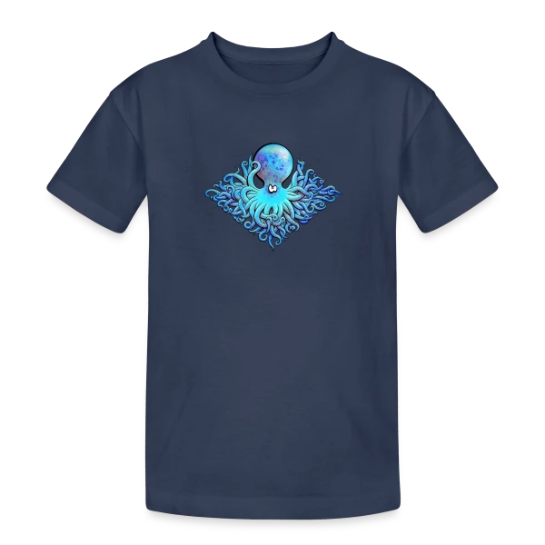 Poulpe 51 Tentacules sur T-shirt coton épais ado