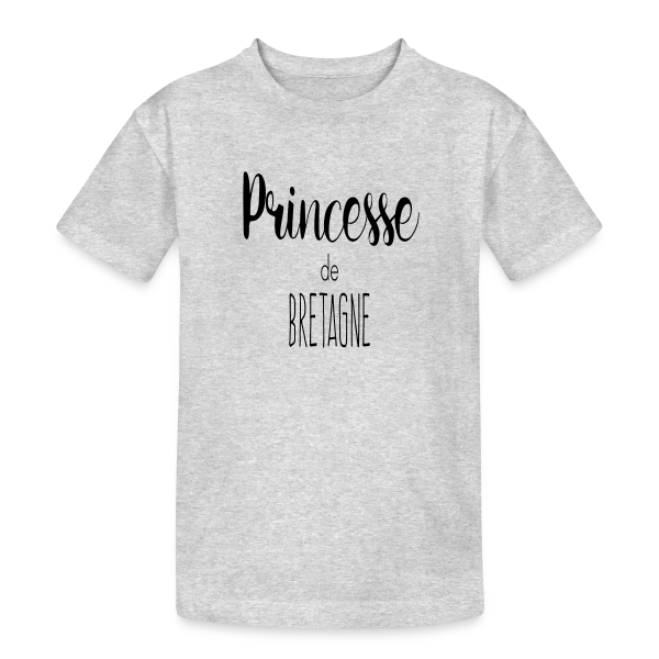 Princesse de Bretagne sur T-shirt coton épais ado