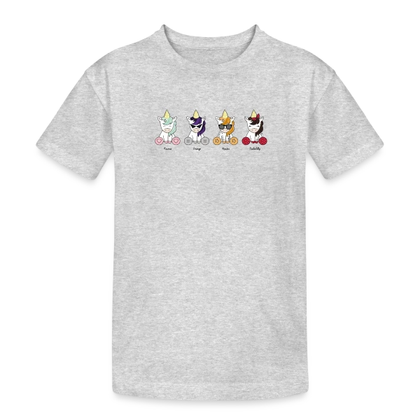 Les Licornes Enchantées sur T-shirt coton épais ado