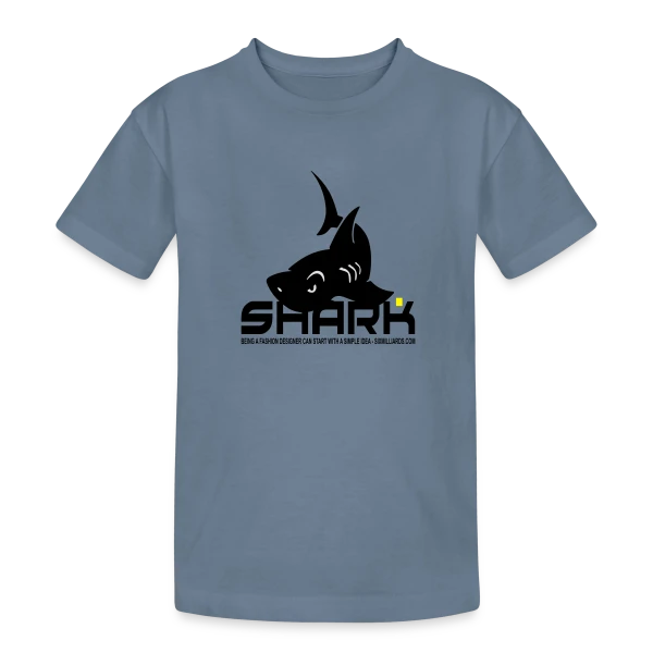 Le Requin du Poker sur T-shirt coton épais ado
