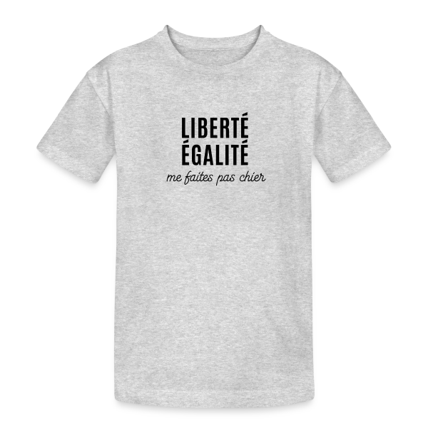 Patience Zéro : L'Expression Qui Pique sur T-shirt coton épais ado