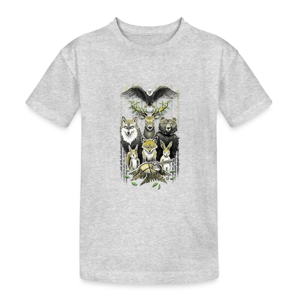 Esprits Sylvestres: Vengeance Forestière sur T-shirt coton épais ado