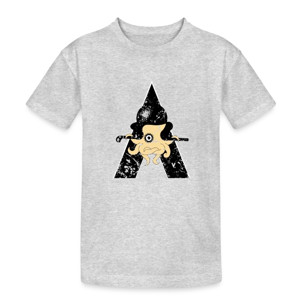 Poulpe Mécanique Steampunk sur T-shirt coton épais ado