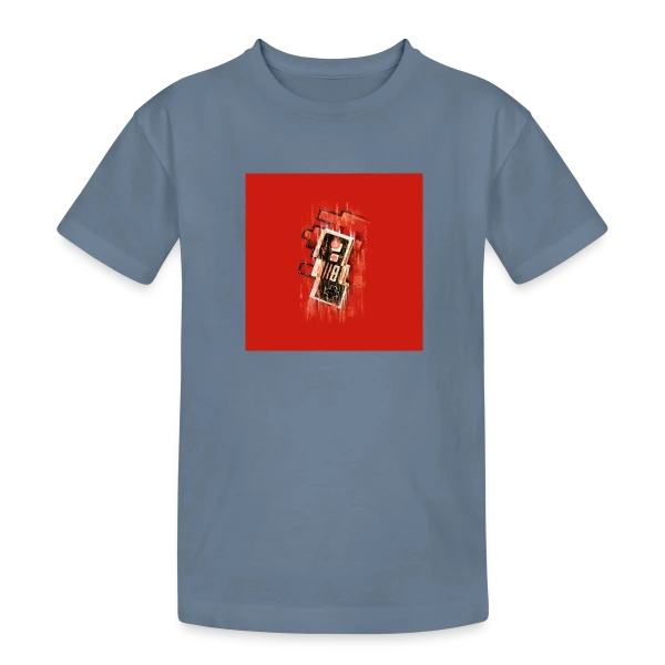 Vibration NES Rouge Rétro sur T-shirt coton épais ado