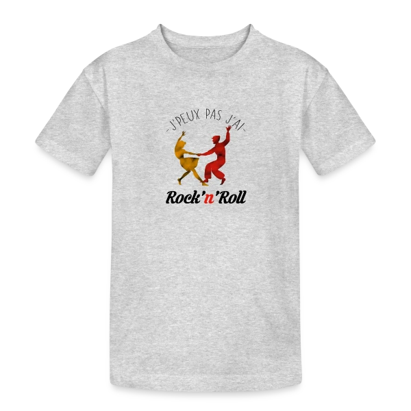 J'peux pas, j'ai Rock sur T-shirt coton épais ado