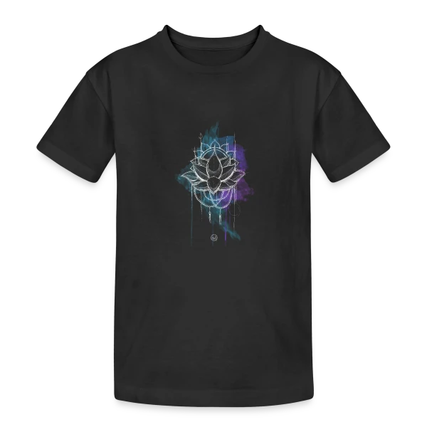 Mandala Solstice d'Été Lumineux sur T-shirt coton épais ado