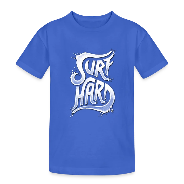 Surf Intense V1 sur T-shirt coton épais ado