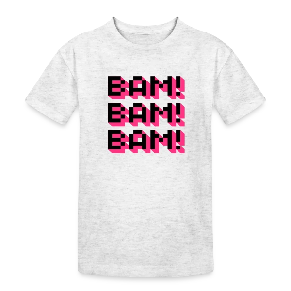 Bam! Bam! Bam! Style Comique sur T-shirt coton épais ado