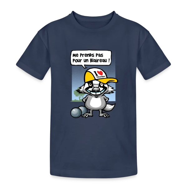 Blaireau Pétanque : Le Maître des Boules sur T-shirt coton épais ado