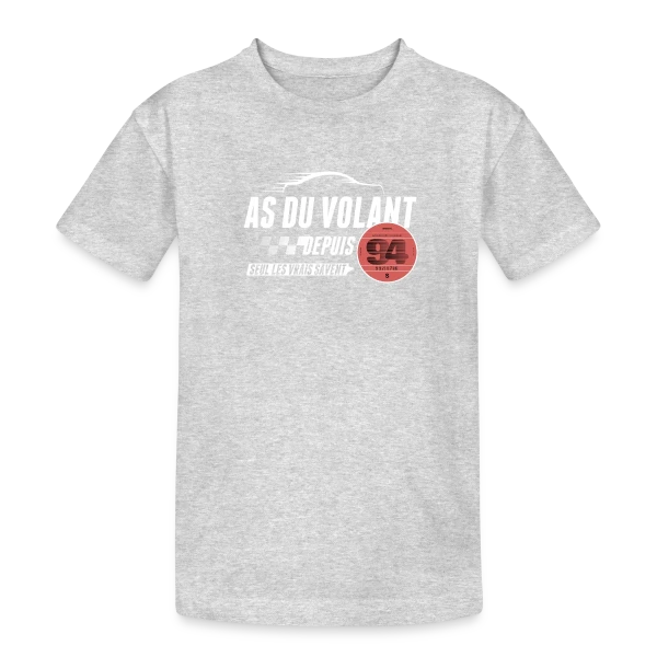 As du Volant 94 : Champion de la Route sur T-shirt coton épais ado