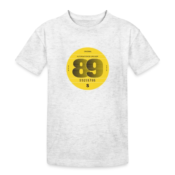 Voiture Vintage France 1989 - Esprit Rétro sur T-shirt coton épais ado