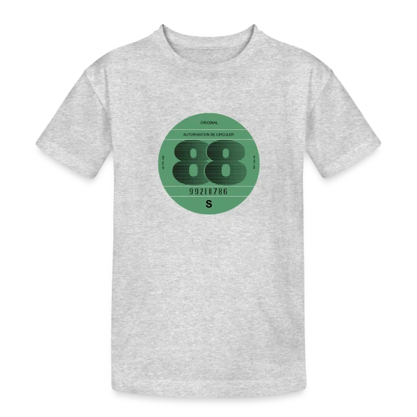 "France 1988" | Automobile Rétro Vintage sur T-shirt coton épais ado