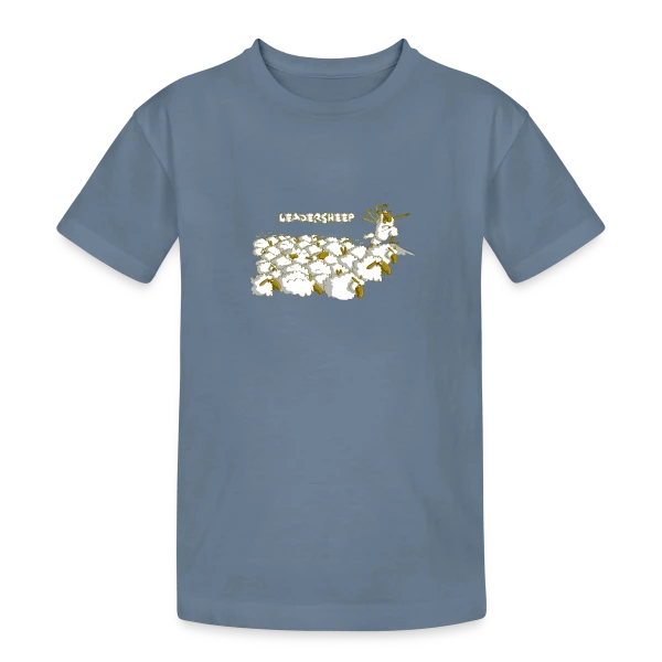 Le Mouton Leader sur T-shirt coton épais ado