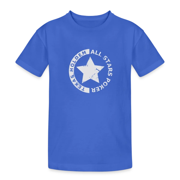 Poker All Stars: Texas Hold'em Légendes sur T-shirt coton épais ado