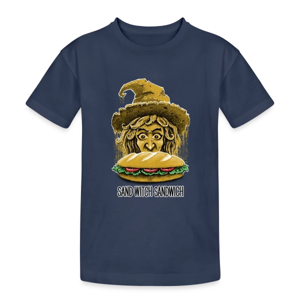 Sorcière des Sables & Son Sandwich sur T-shirt coton épais ado